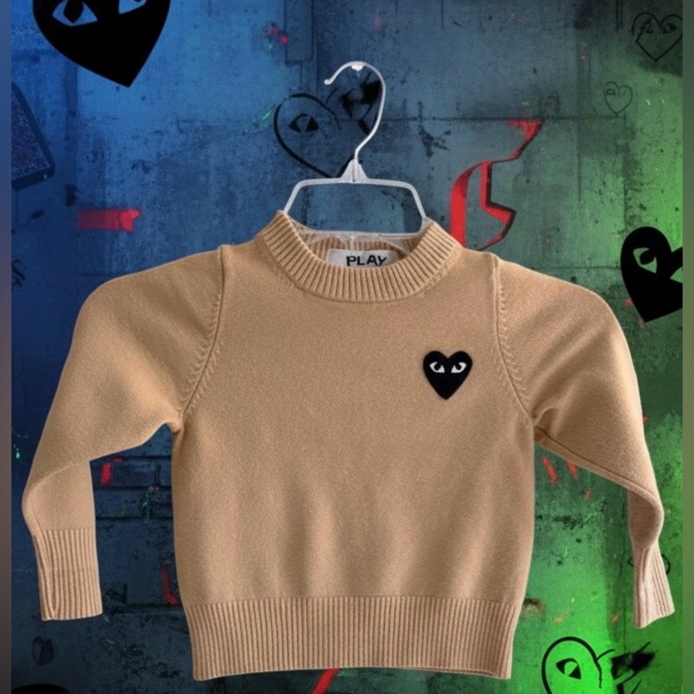 Comme des Garcons Play Beige Knitwear RARE